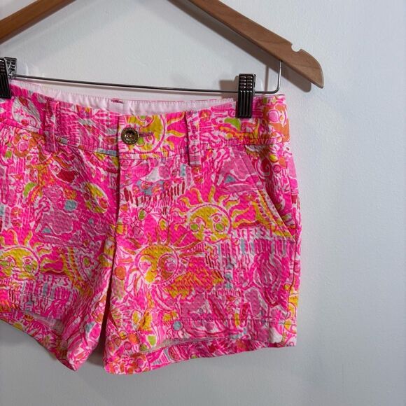 Lilly Pulitzer Callahan 5” Shorts Pink Pout More KINIS in The Keys Size 2 - Picture 6 of 16